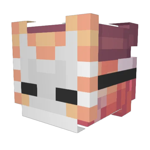 ellythecatstewer Minecraft avatar head, 3D render