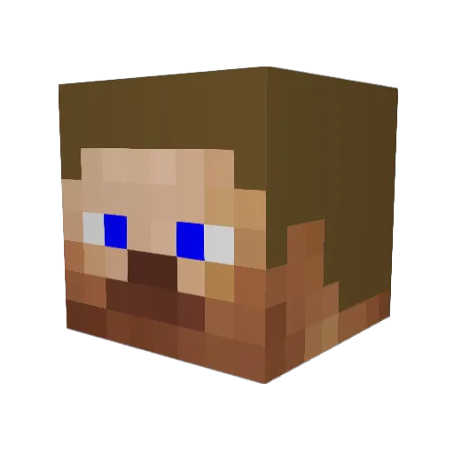 elman0711 Minecraft avatar head, 3D render