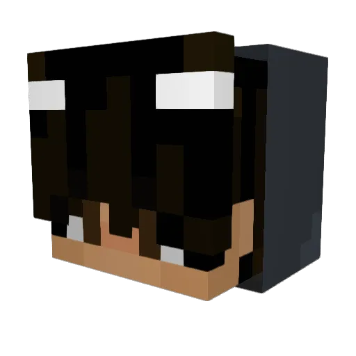 elmanchon14e Minecraft avatar head, 3D render