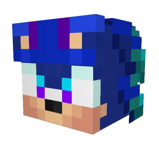 elmataviejas217 Minecraft avatar head, 3D render