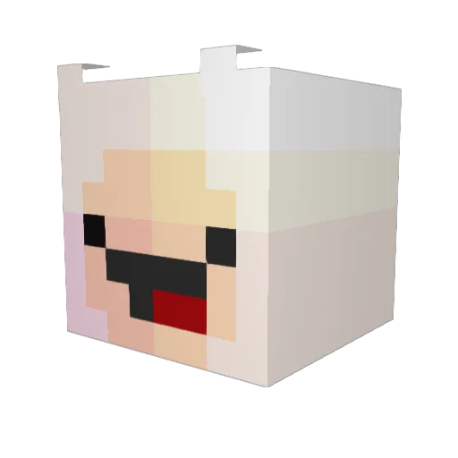 elmauri276 Minecraft avatar head, 3D render