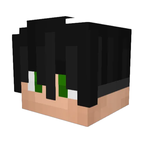 elmega16 Minecraft avatar head, 3D render