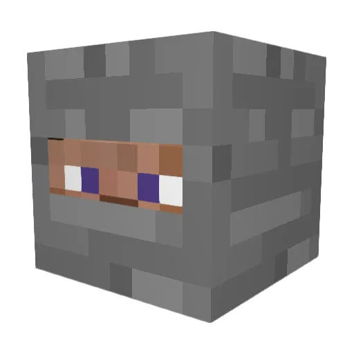 elmerfudddied Minecraft avatar head, 3D render