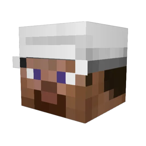 elmicky42 Minecraft avatar head, 3D render