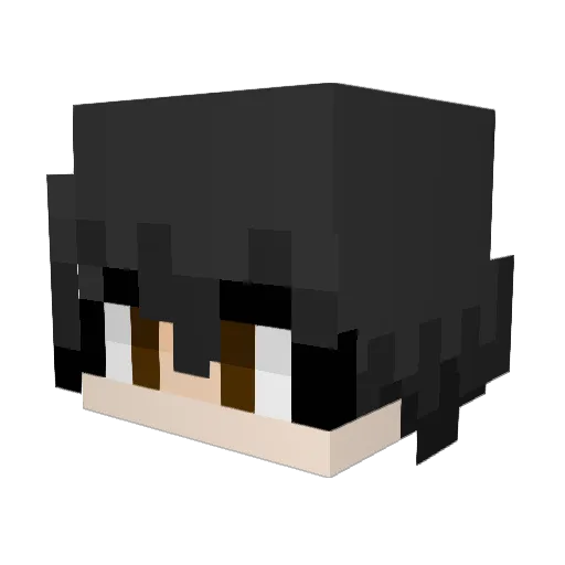 elmike2003 Minecraft avatar head, 3D render