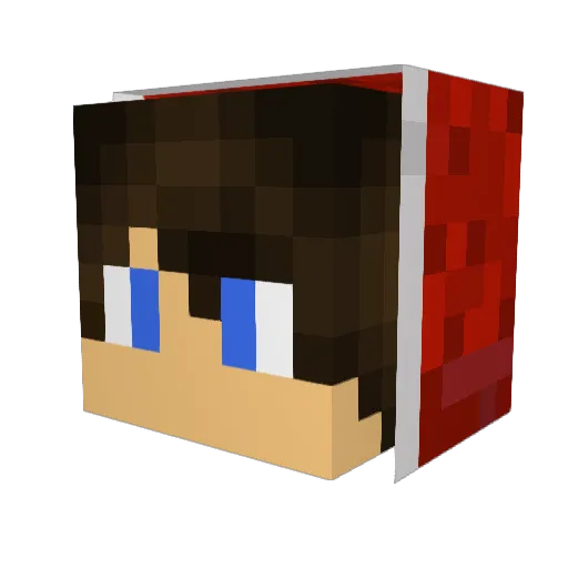 elmister180 Minecraft avatar head, 3D render