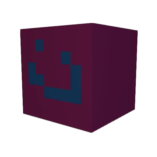 elmk Minecraft avatar head, 3D render