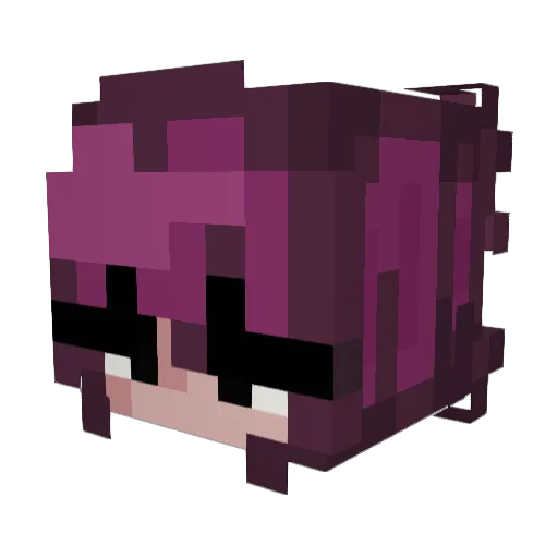 elmobellows Minecraft avatar head, 3D render
