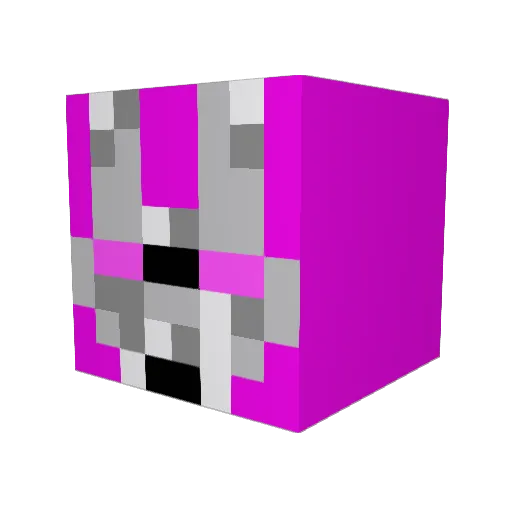 elmocookie22 Minecraft avatar head, 3D render