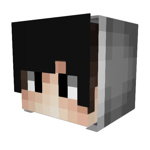 elmosst04 Minecraft avatar head, 3D render