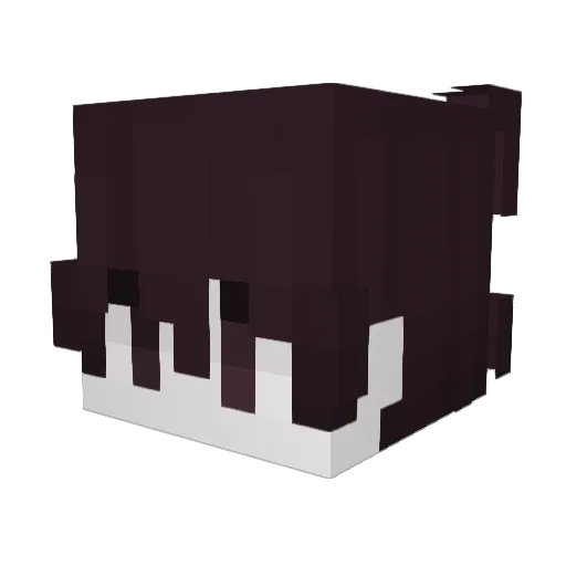 elogia Minecraft avatar head, 3D render