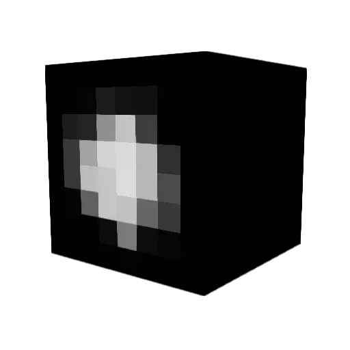 elohwsera Minecraft avatar head, 3D render