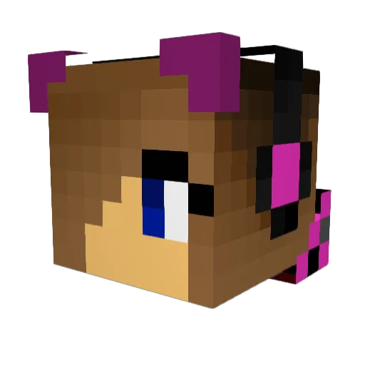 eloise022 Minecraft avatar head, 3D render