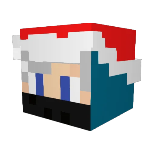 elonesseston Minecraft avatar head, 3D render