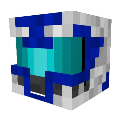 elop1 Minecraft avatar head, 3D render