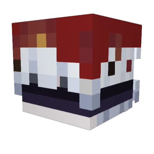 elpabli123 Minecraft avatar head, 3D render