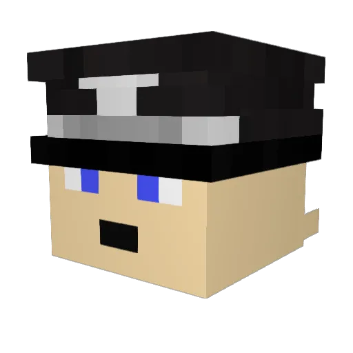 elpacho112 Minecraft avatar head, 3D render