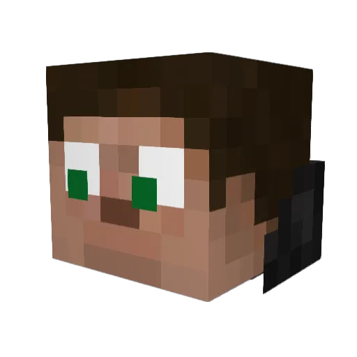 elpanaIvanovich Minecraft avatar head, 3D render