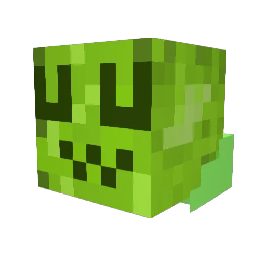 elpapulechero Minecraft avatar head, 3D render