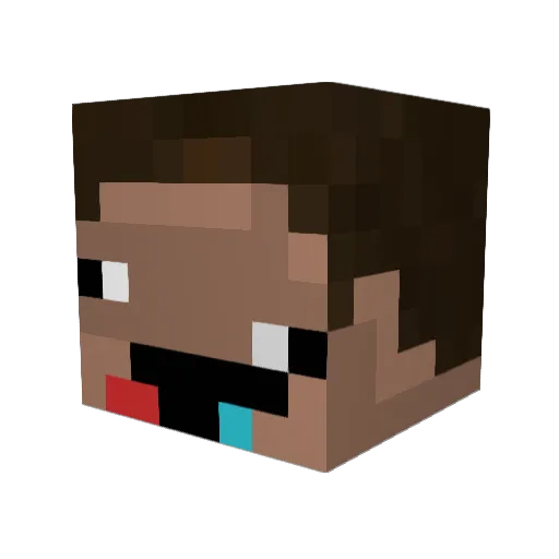 elpedito13 Minecraft avatar head, 3D render