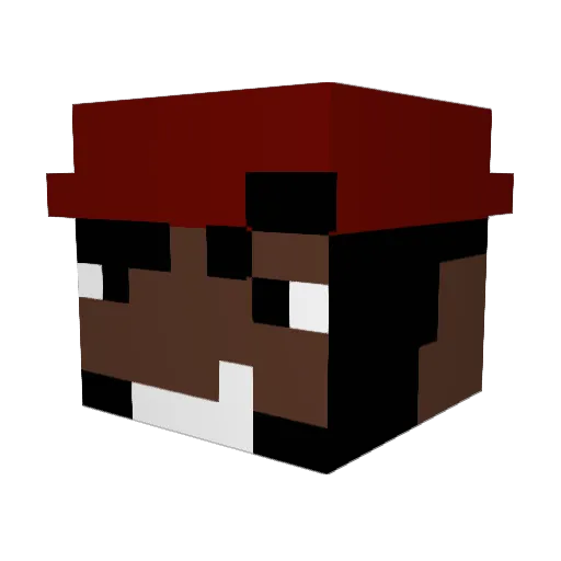 elpepe_20 Minecraft avatar head, 3D render