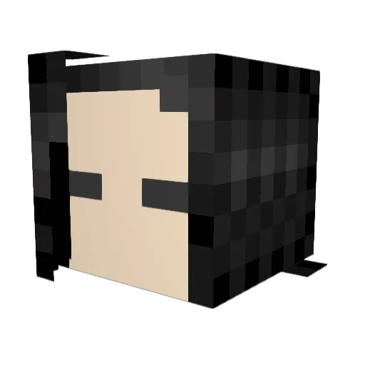 elpepinote Minecraft avatar head, 3D render