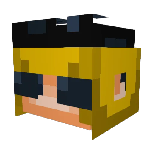 elpro150 Minecraft avatar head, 3D render