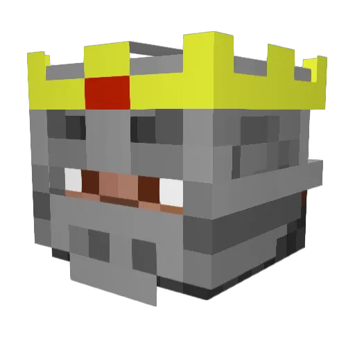elr64 Minecraft avatar head, 3D render