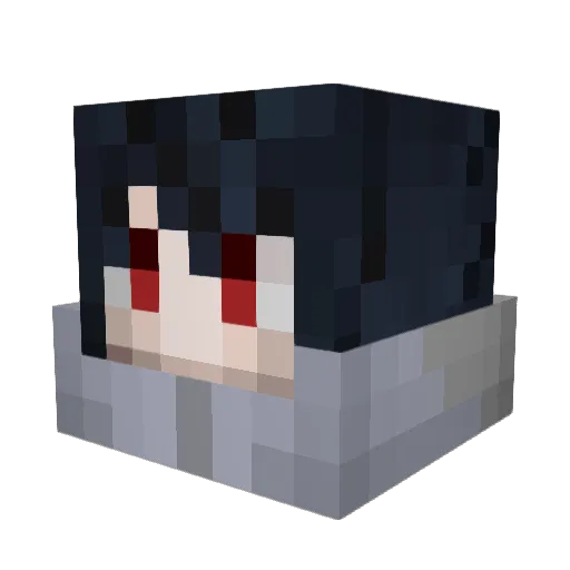 elrey132 Minecraft avatar head, 3D render