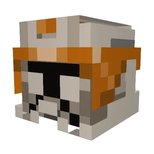 elroy1690 Minecraft avatar head, 3D render