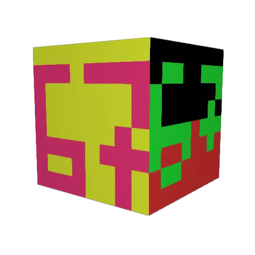 elscheihaiwan Minecraft avatar head, 3D render