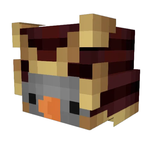 elsebastia Minecraft avatar head, 3D render