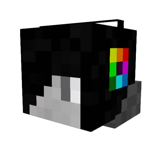 elserune Minecraft avatar head, 3D render