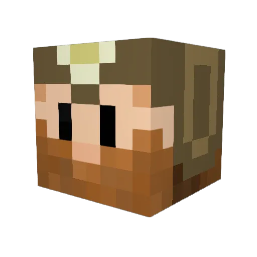 elspark101 Minecraft avatar head, 3D render