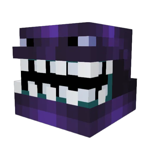 elsuperchino Minecraft avatar head, 3D render