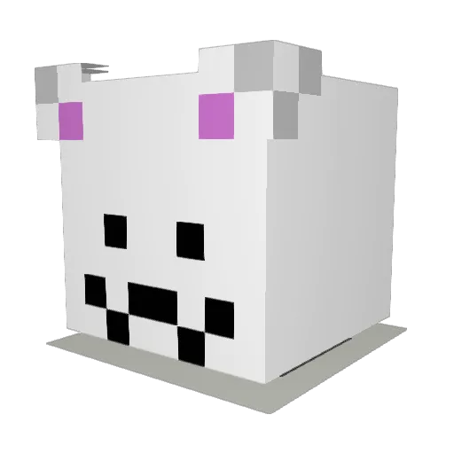 eltrompijas Minecraft avatar head, 3D render