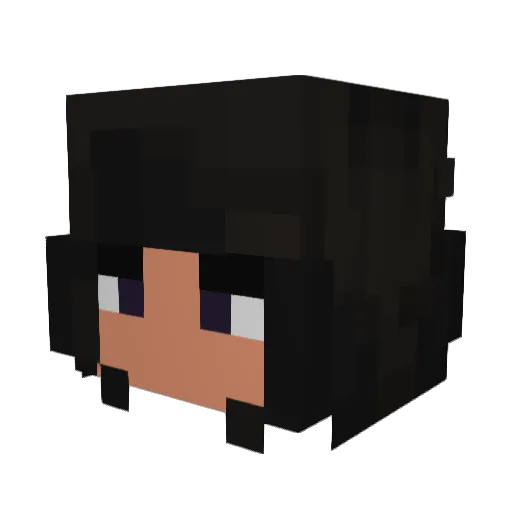 elty1988 Minecraft avatar head, 3D render