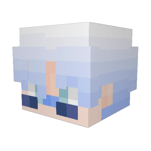 elu1234521 Minecraft avatar head, 3D render