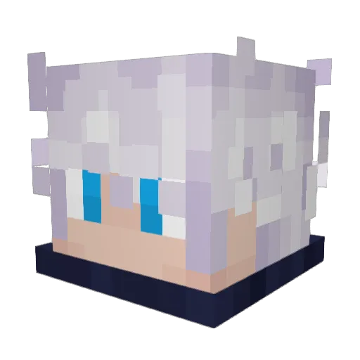elvest1222 Minecraft avatar head, 3D render