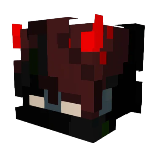 elviejo18 Minecraft avatar head, 3D render