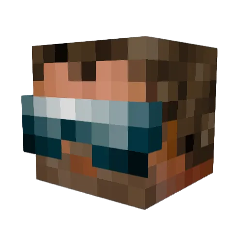 elvoran55 Minecraft avatar head, 3D render
