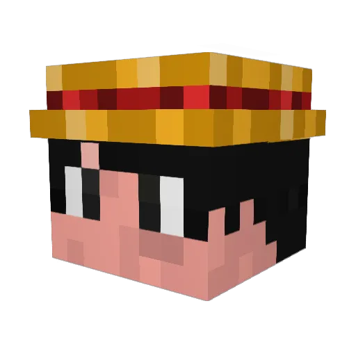 elvpowerlol Minecraft avatar head, 3D render