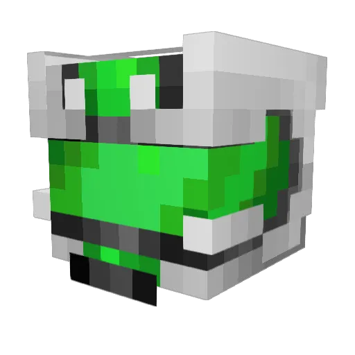 elvte Minecraft avatar head, 3D render