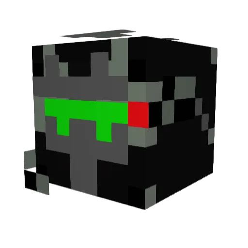 elyas105 Minecraft avatar head, 3D render