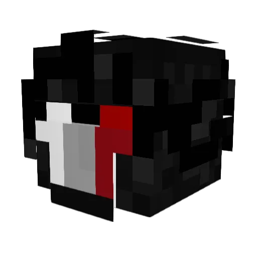 elyasNL Minecraft avatar head, 3D render