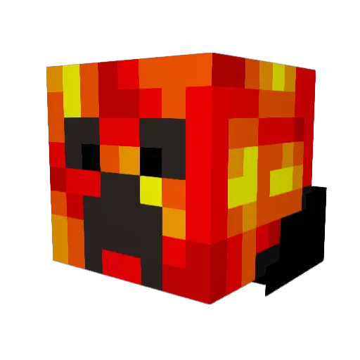 elyk123 Minecraft avatar head, 3D render