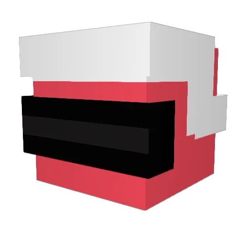 elypsee Minecraft avatar head, 3D render