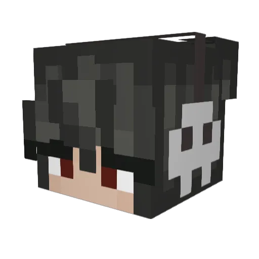 elysepeefart Minecraft avatar head, 3D render