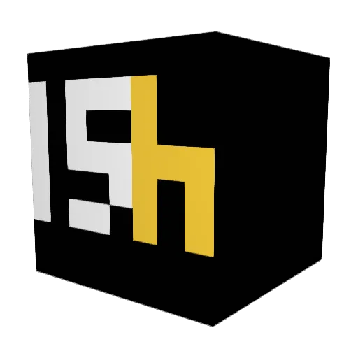 elytrum Minecraft avatar head, 3D render