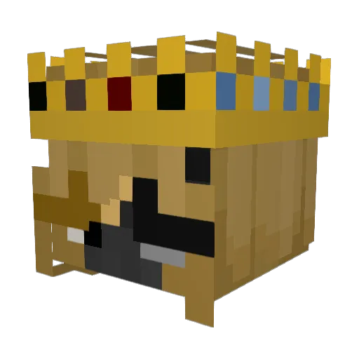 em1ix Minecraft avatar head, 3D render